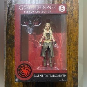 Collectible Game of Thrones Daenerys Targaryen Figure - Brown and White